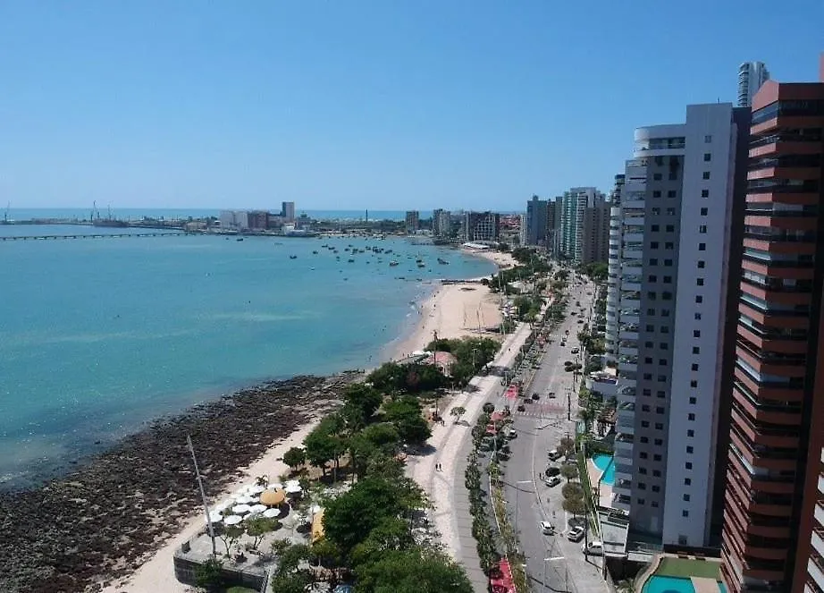 Flat Moderno E Elegante Na Beira Mar De Fortaleza Brazylia